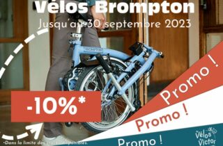 Promo : Vélo pliant Brompton (jusqu'au 30/09/23)