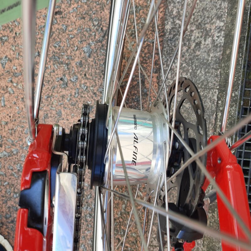889€ | VTC Velo-De-Ville Alfine 8, rouge taille 45